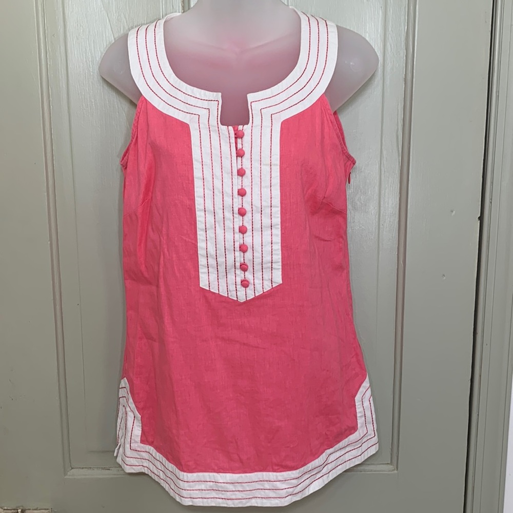 Lilly Pulitzer Linen/Cotton Tank